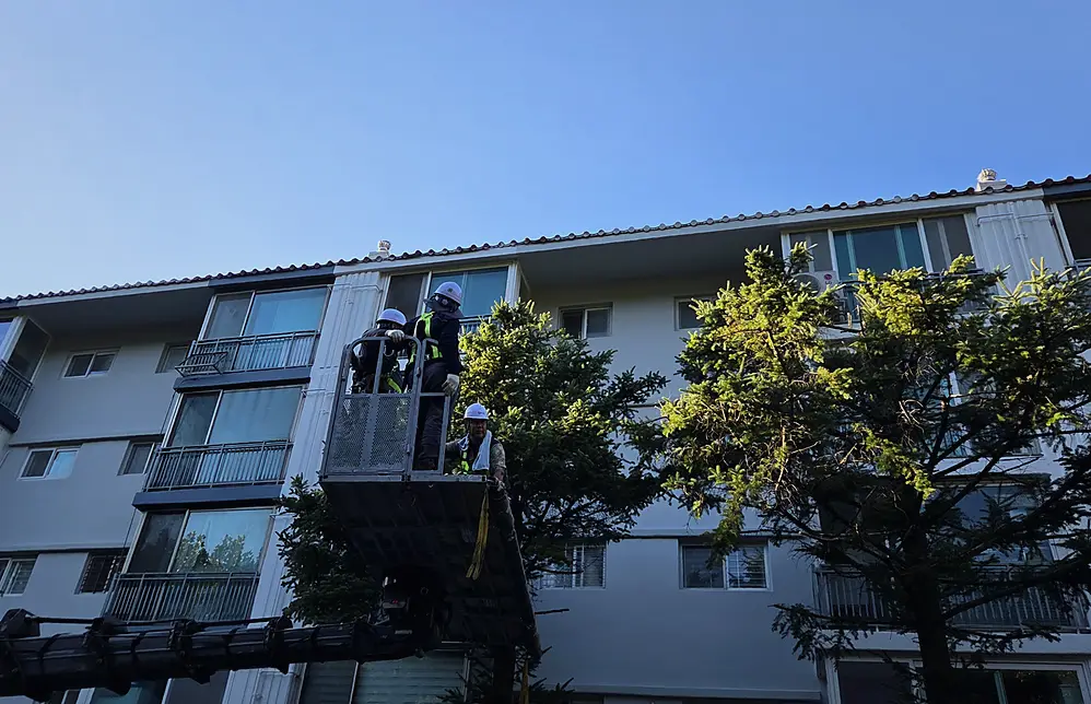 남동구 옥상 생활폐기물 시공 전